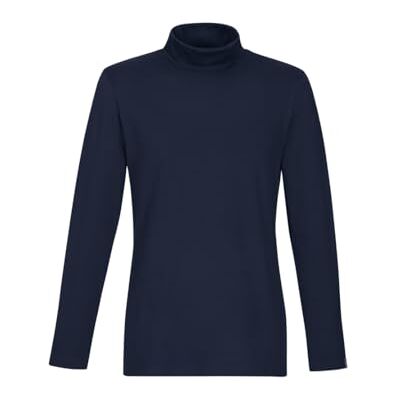 Trigema Herren 602010 Rollkragen Langarmshirt, Navy, L EU Trigema Herren 602010 Rollkragen Langarmshirt, Navy, L EU