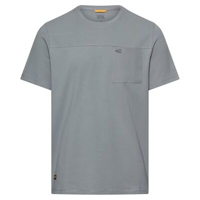 camel active Herren T-Shirt mit Brusttasche Sturmblau, Menswear-L camel active Herren T-Shirt mit Brusttasche Sturmblau, Menswear-L