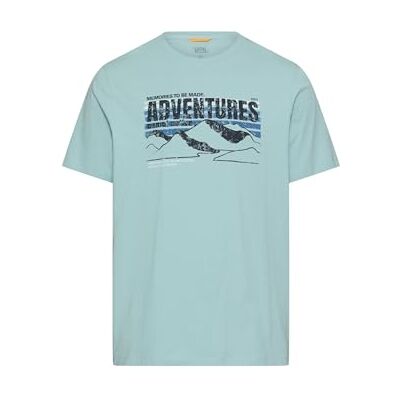 camel active Herren T-Shirt mit Print Ozeangrün, menswear-3XL camel active Herren T-Shirt mit Print Ozeangrün, menswear-3XL