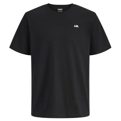 JJ REBEL Herren Jrebrebel Logo Tee Crew Neck Noos T-Shirt, Schwarz, XXL EU JJ REBEL Herren Jrebrebel Logo Tee Crew Neck Noos T-Shirt, Schwarz, XXL EU