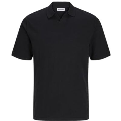 JACK & JONES JJKANE Knit Split Neck Polo JACK & JONES JJKANE Knit Split Neck Polo