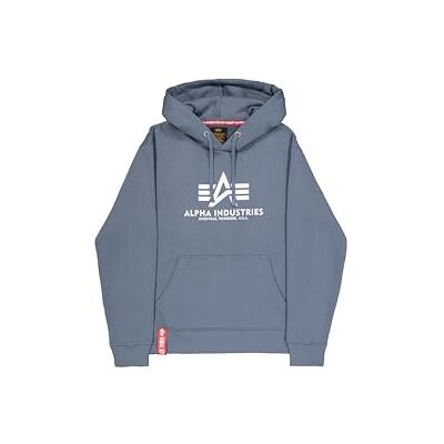 Alpha Herren Basic Hoodie, Denim Blue, S Alpha Herren Basic Hoodie, Denim Blue, S