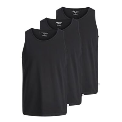 JACK & JONES Jjeorganic Basic Tanktop 3Pk Mp JACK & JONES Jjeorganic Basic Tanktop 3Pk Mp