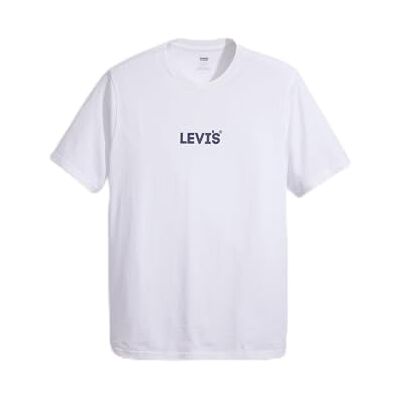 Levi's Herren SS Relaxed FIT Tee, Coastal Fjord Headline White+, XS Levi's Herren SS Relaxed FIT Tee, Coastal Fjord Headline White+, XS