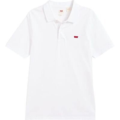 Levi's Herren Slim Housemark Polo Hemd,Bright White,L Levi's Herren Slim Housemark Polo Hemd,Bright White,L