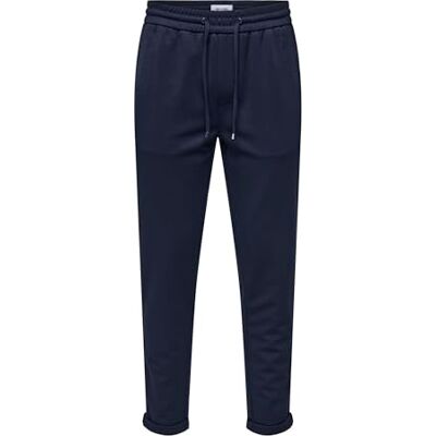Only & Sons Hose Tapered Fit – Cropped, mittlere Größe, Navy Blazer, L Only & Sons Hose Tapered Fit – Cropped, mittlere Größe, Navy Blazer, L