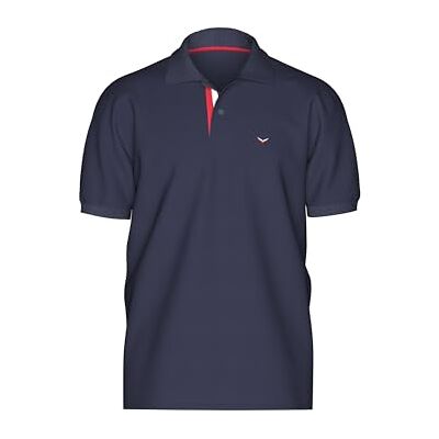 Trigema Poloshirt mit dreifarbiger Knopfleiste Trigema Poloshirt mit dreifarbiger Knopfleiste