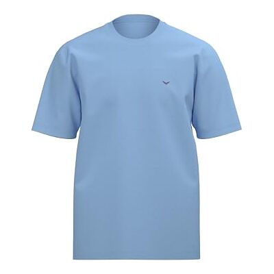 Trigema Herren 637203 T Shirt Kurzarm Jeans-Melange 3XL Große Größen Trigema Herren 637203 T Shirt Kurzarm Jeans-Melange 3XL Große Größen