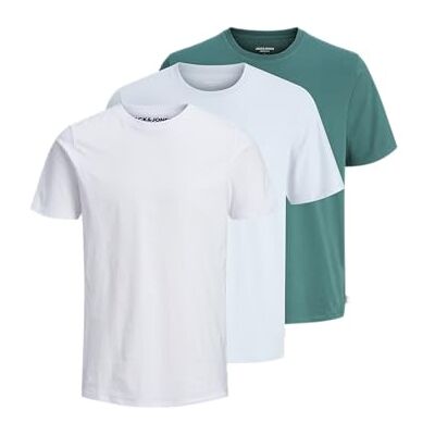 JACK & JONES Jjeorganic Basic Tee Ss O-Ne 3Pk Mp Noos JACK & JONES Jjeorganic Basic Tee Ss O-Ne 3Pk Mp Noos