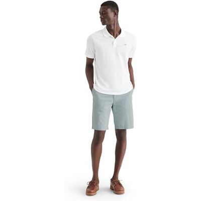 Dockers Perfect Short Classic Fit Shorts Men's Harbor Gray 29 Dockers Perfect Short Classic Fit Shorts Men's Harbor Gray 29