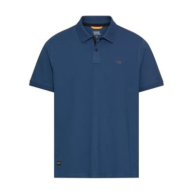 camel active Herren Poloshirt mit Druckknöpfen Indigoblau, Menswear-L camel active Herren Poloshirt mit Druckknöpfen Indigoblau, Menswear-L