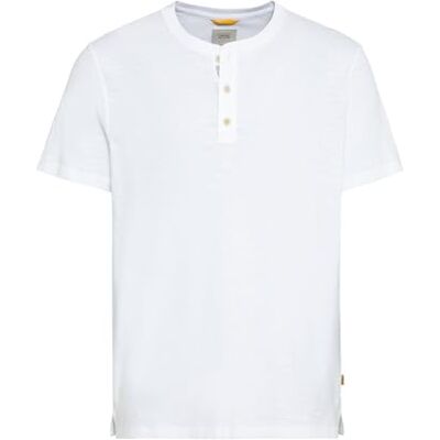 camel active Herren Kurzarm Henleyshirt aus Reiner Baumwolle Weiß, menswear-3XL camel active Herren Kurzarm Henleyshirt aus Reiner Baumwolle Weiß, menswear-3XL