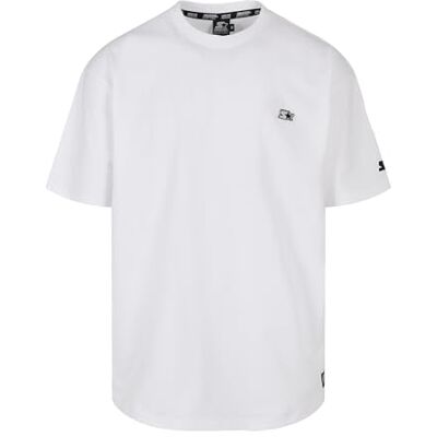 STARTER BLACK LABEL Herren Starter Essential Oversize Tee White, M STARTER BLACK LABEL Herren Starter Essential Oversize Tee White, M