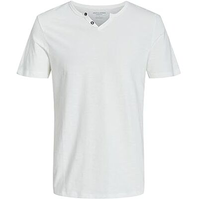 JACK & JONES JJESPLIT NECK TEE SS NOOS JACK & JONES JJESPLIT NECK TEE SS NOOS