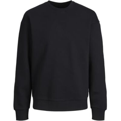 JACK & JONES Herren Jjestar Basic Crew Neck Sweatshirt, Schwarz, XL EU JACK & JONES Herren Jjestar Basic Crew Neck Sweatshirt, Schwarz, XL EU