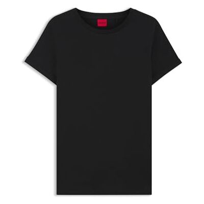 Boss HUGO Herren The Plain Tee T_Shirt, Black1, L EU Boss HUGO Herren The Plain Tee T_Shirt, Black1, L EU