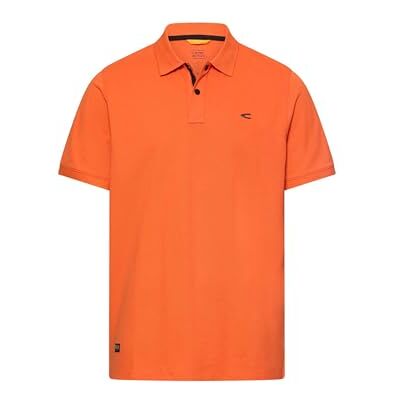 camel active Herren Poloshirt mit Druckknöpfen Orange, menswear-3XL camel active Herren Poloshirt mit Druckknöpfen Orange, menswear-3XL