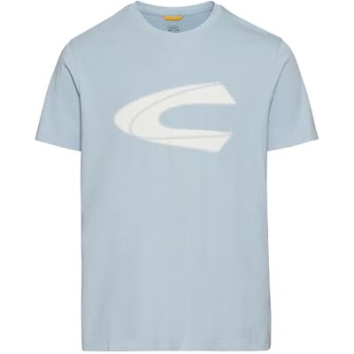 camel active Herren T-Shirt aus Organic Cotton Blau, Menswear-S camel active Herren T-Shirt aus Organic Cotton Blau, Menswear-S