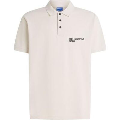 KARL LAGERFELD JEANS Regular Pique Polo, Moonstruck, XXL KARL LAGERFELD JEANS Regular Pique Polo, Moonstruck, XXL