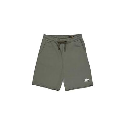 Alpha Herren Basic Shorts Small Logo II, Dark Olive, L Alpha Herren Basic Shorts Small Logo II, Dark Olive, L