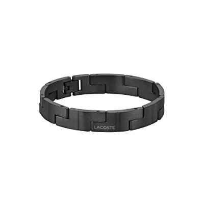 Lacoste Gliederarmband für Herren Kollektion CATENA mit Schwarzer Ionenbeschichtung (IP) 2040222 Lacoste Gliederarmband für Herren Kollektion CATENA mit Schwarzer Ionenbeschichtung (IP) 2040222