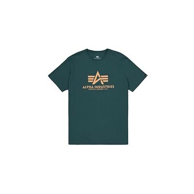 Alpha Herren Basic T-Shirt, Force Green, S Alpha Herren Basic T-Shirt, Force Green, S