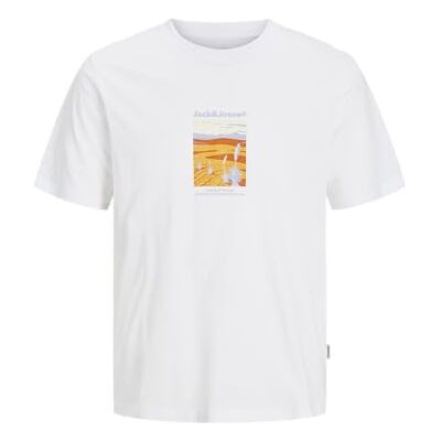 JACK & JONES Jorsplit Graphic Front Tee Ss Crew Neck JACK & JONES Jorsplit Graphic Front Tee Ss Crew Neck