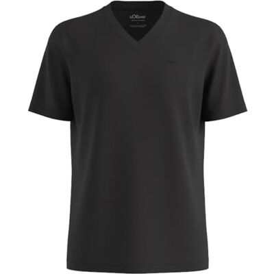 s.Oliver Herren T-Shirt – V-Ausschnitt, Regular Fit, Baumwolljersey s.Oliver Herren T-Shirt – V-Ausschnitt, Regular Fit, Baumwolljersey