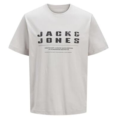 JACK & JONES Jcorecharge Front Branding Tee Crew Neck JACK & JONES Jcorecharge Front Branding Tee Crew Neck