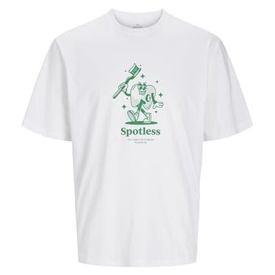 JACK & JONES Male T-Shirt Gedruckt Rundhals T-Shirt JACK & JONES Male T-Shirt Gedruckt Rundhals T-Shirt