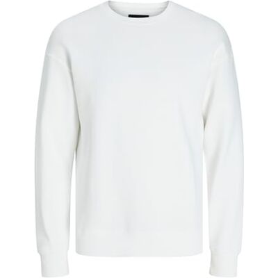 JACK & JONES Herren Jjestar Basic Crew Neck Sweatshirt, Cloud Dancer, XXL EU JACK & JONES Herren Jjestar Basic Crew Neck Sweatshirt, Cloud Dancer, XXL EU