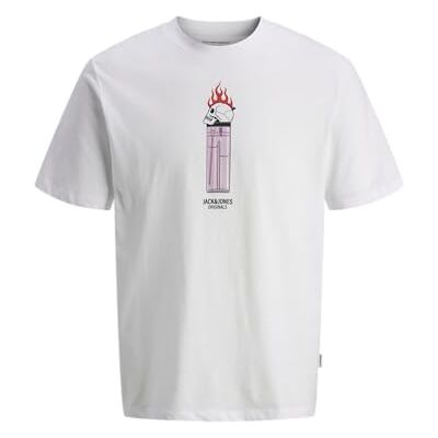 JACK & JONES Jorholiday Skull Tee Ss Cn JACK & JONES Jorholiday Skull Tee Ss Cn