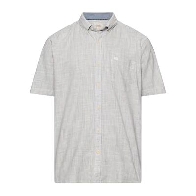 camel active Herren Kurzarmhemd mit Kontrastdetails Offwhite, Menswear-L camel active Herren Kurzarmhemd mit Kontrastdetails Offwhite, Menswear-L