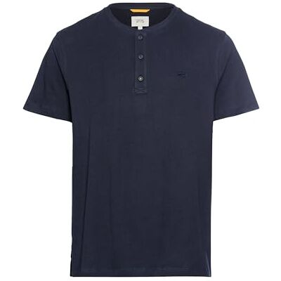 camel active Herren Kurzarm Henley T-Shirt mit Knopfleiste Dunkelblau, menswear-3XL camel active Herren Kurzarm Henley T-Shirt mit Knopfleiste Dunkelblau, menswear-3XL