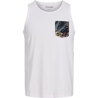 JACK & JONES Jjhonolulu Pocket AOP Tanktop Sl JACK & JONES Jjhonolulu Pocket AOP Tanktop Sl