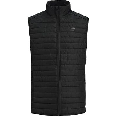 JACK & JONES Herren Jjemulti Body Warmer Collar Noos Jacke, Schwarz, XXL EU JACK & JONES Herren Jjemulti Body Warmer Collar Noos Jacke, Schwarz, XXL EU