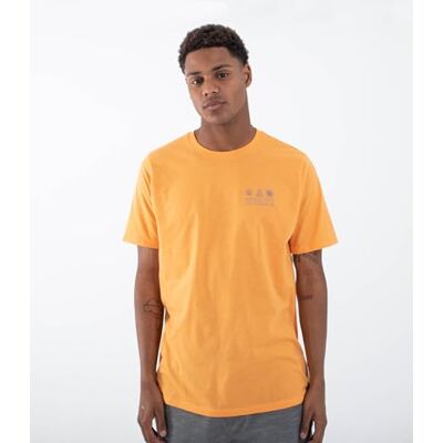 Hurley Herren Wellness T-Shirt, Nektarine Htr, M EU Hurley Herren Wellness T-Shirt, Nektarine Htr, M EU