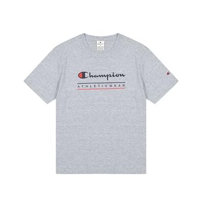 Champion Herren Legacy-Graphic T-Shirt, Grau (Em021), S Champion Herren Legacy-Graphic T-Shirt, Grau (Em021), S