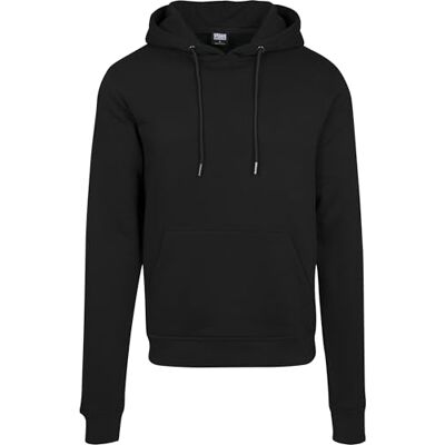Urban Classics Basic Terry Hoody – Herren Kapuzenpullover aus Sweatstoff, Regular Fit mit Kängurutasche, weiches Material für Alltag & Streetstyle, Black, M Urban Classics Basic Terry Hoody – Herren Kapuzenpullover aus Sweatstoff, Regular Fit mit Kängurutasche, weiches Material für Alltag & Streetstyle, Black, M