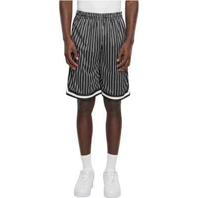 Urban Classics Herren Shorts Striped Mesh Shorts, lässige Shorts für Männer, gestreift, Knielang, erhältlich, Größen S-5XL Urban Classics Herren Shorts Striped Mesh Shorts, lässige Shorts für Männer, gestreift, Knielang, erhältlich, Größen S-5XL