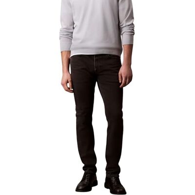 Calvin Herren Jeans Hose Essential Black Slim Fit, Schwarz (Ck Essential Black), 32W/34L Calvin Herren Jeans Hose Essential Black Slim Fit, Schwarz (Ck Essential Black), 32W/34L