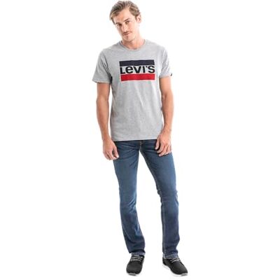 Levi's Herren Sportswear Logo Graphic T-Shirt,Grey,L Levi's Herren Sportswear Logo Graphic T-Shirt,Grey,L