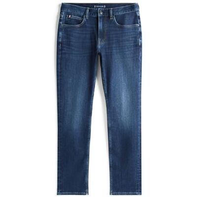 Tommy Hilfiger Herren Jeans Hose Denton Straight Leg mit Stretch, Blau (Dark Blue), 35W/32L Tommy Hilfiger Herren Jeans Hose Denton Straight Leg mit Stretch, Blau (Dark Blue), 35W/32L