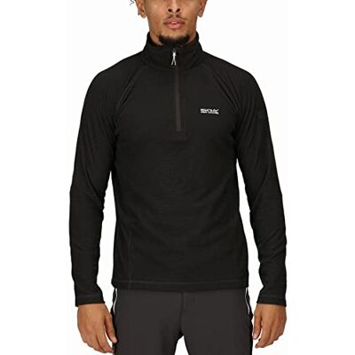 Regatta Herren Montes Fleece Jacke, Schwarz, 3XL EU Regatta Herren Montes Fleece Jacke, Schwarz, 3XL EU