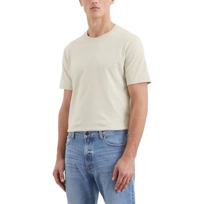 Marc O' Polo Herren T-Shirt aus Bio-Baumwolle Regular Fit, Beige (Gray Silk), XS Marc O' Polo Herren T-Shirt aus Bio-Baumwolle Regular Fit, Beige (Gray Silk), XS