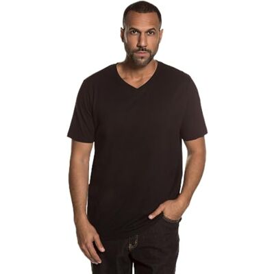 JP 1880 Herren große Größen Übergrößen Menswear L-8XL T-Shirts, Basic, 2er-Pack, V-Ausschnitt, Halbarm schwarz 6XL 711318130-6XL JP 1880 Herren große Größen Übergrößen Menswear L-8XL T-Shirts, Basic, 2er-Pack, V-Ausschnitt, Halbarm schwarz 6XL 711318130-6XL