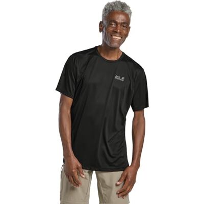 Jack Wolfskin Herren Tech M T-Shirt, Phantom, XXL EU Jack Wolfskin Herren Tech M T-Shirt, Phantom, XXL EU