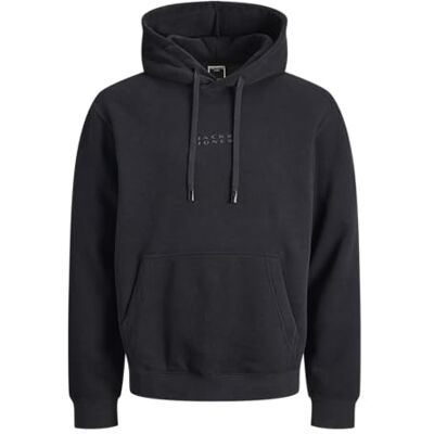 JACK & JONES Jcopoint Sweat Badge Hood Bf Pls Plus Size JACK & JONES Jcopoint Sweat Badge Hood Bf Pls Plus Size