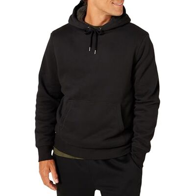 Amazon Essentials Herren Kapuzenpulli mit Sherpa-Futter, Schwarz, M Amazon Essentials Herren Kapuzenpulli mit Sherpa-Futter, Schwarz, M