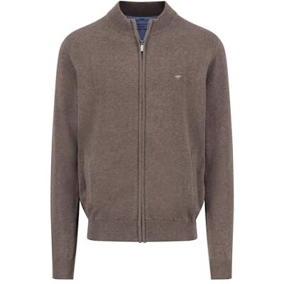 FYNCH-HATTON Strickjacke aus Baumwolle mit Stehkragen Earth / 3XL FYNCH-HATTON Strickjacke aus Baumwolle mit Stehkragen Earth / 3XL